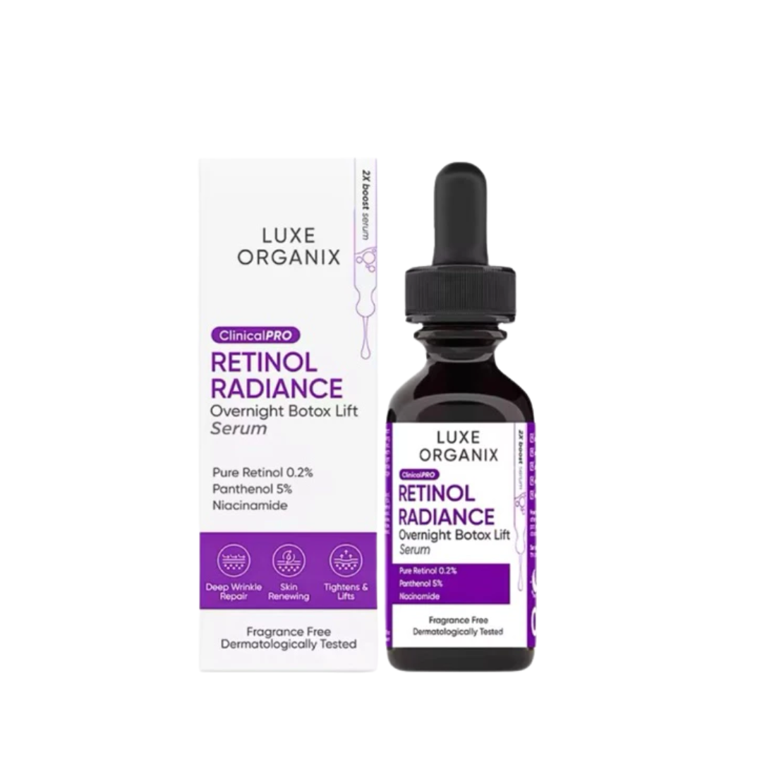 Luxe Organix, ClinicalPro Retinol Radiance Serum 30ml Luxe Organix, ClinicalPro Retinol Radiance Serum 30ml